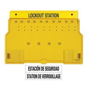 Masterlock 1483B Stacja Lockout/Tagout,  na sprzęt LOTO (pusta stacja)