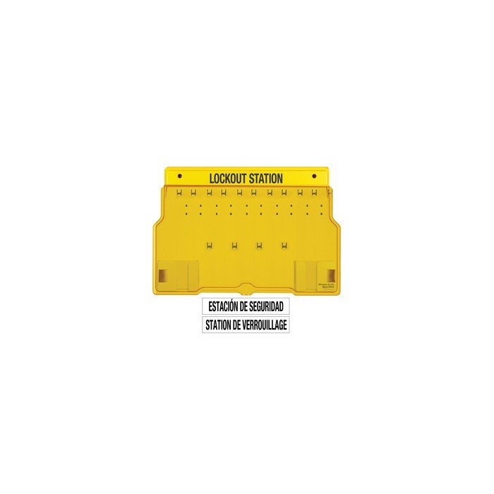 Masterlock 1483B Stacja Lockout/Tagout,  na sprzęt LOTO (pusta stacja)