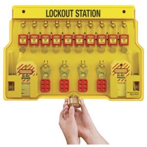 Masterlock 1483B Stacja Lockout/Tagout,  na sprzęt LOTO (pusta stacja)