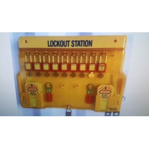 Masterlock 1483B Stacja Lockout/Tagout,  na sprzęt LOTO (pusta stacja)