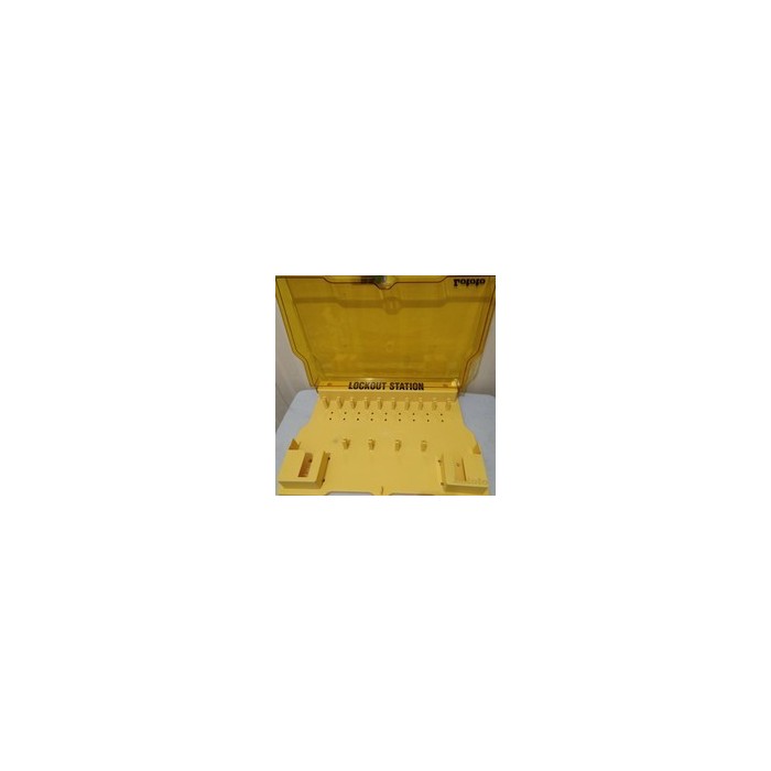 MasterLock 1482B Mała stacja, zamykana tablica Lockout/Tagout,  na sprzęt LOTO (pusta stacja)
