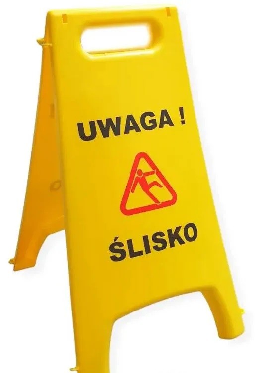 Potykacze, rozkładane tablice BHP i ostrzegawcze